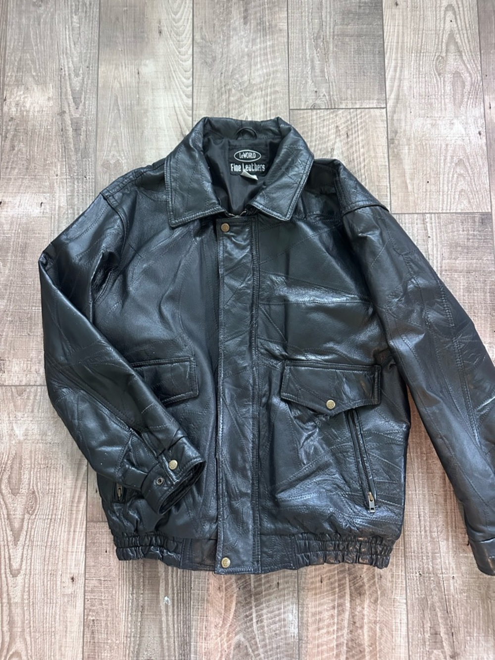 100% leather jacket